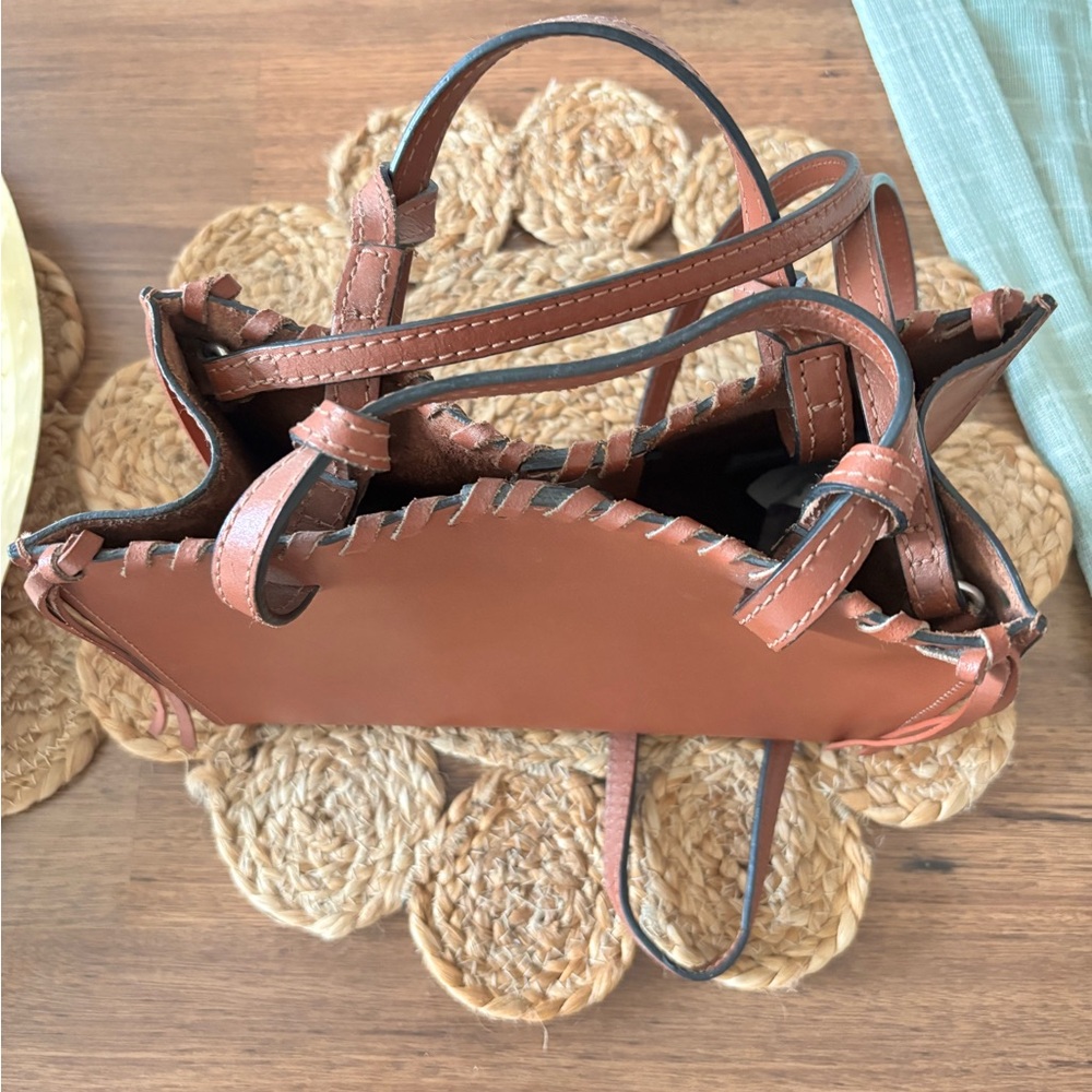 🌴3/$15 🌴Zara Brown Crossbody Bag with Tassel - Picture 5 of 6